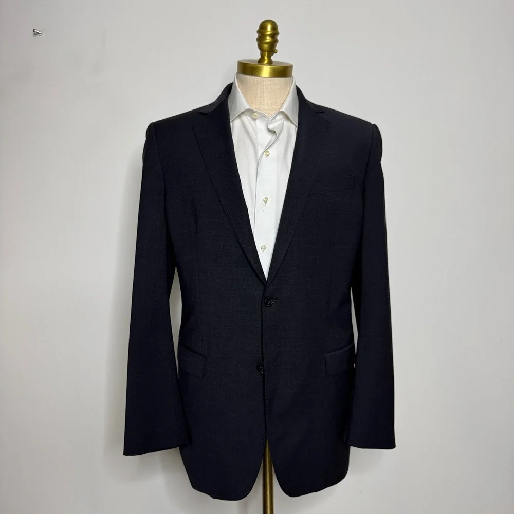 Brooks Brothers Explorer Madison Fit Gray Wool Blazer Jacket Mens 42L